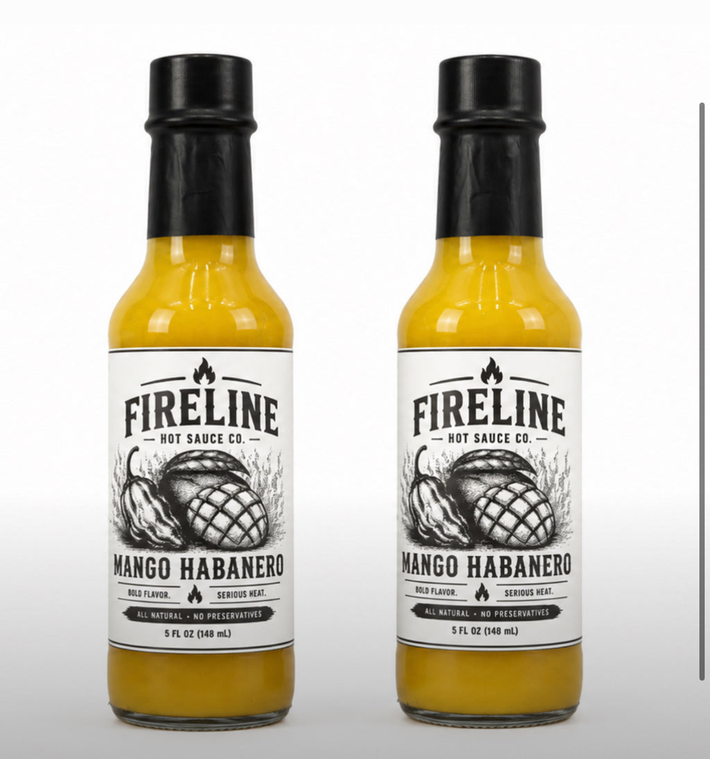Fireline Hot Sauce Co. Mango Habanero Hot Sauce 5 fl oz