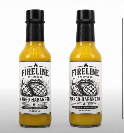 Fireline Hot Sauce Co. Mango Habanero Hot Sauce 5 fl oz