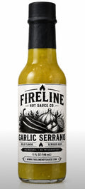 Fireline Hot Sauce Co. Garlic Serrano Hot Sauce 5 fl oz
